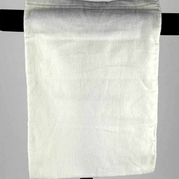 Manolo Blahnik White Logo Dust Bag 14" x 11" – Authentic Luxury Shoe Storage - Picture 3 of 6